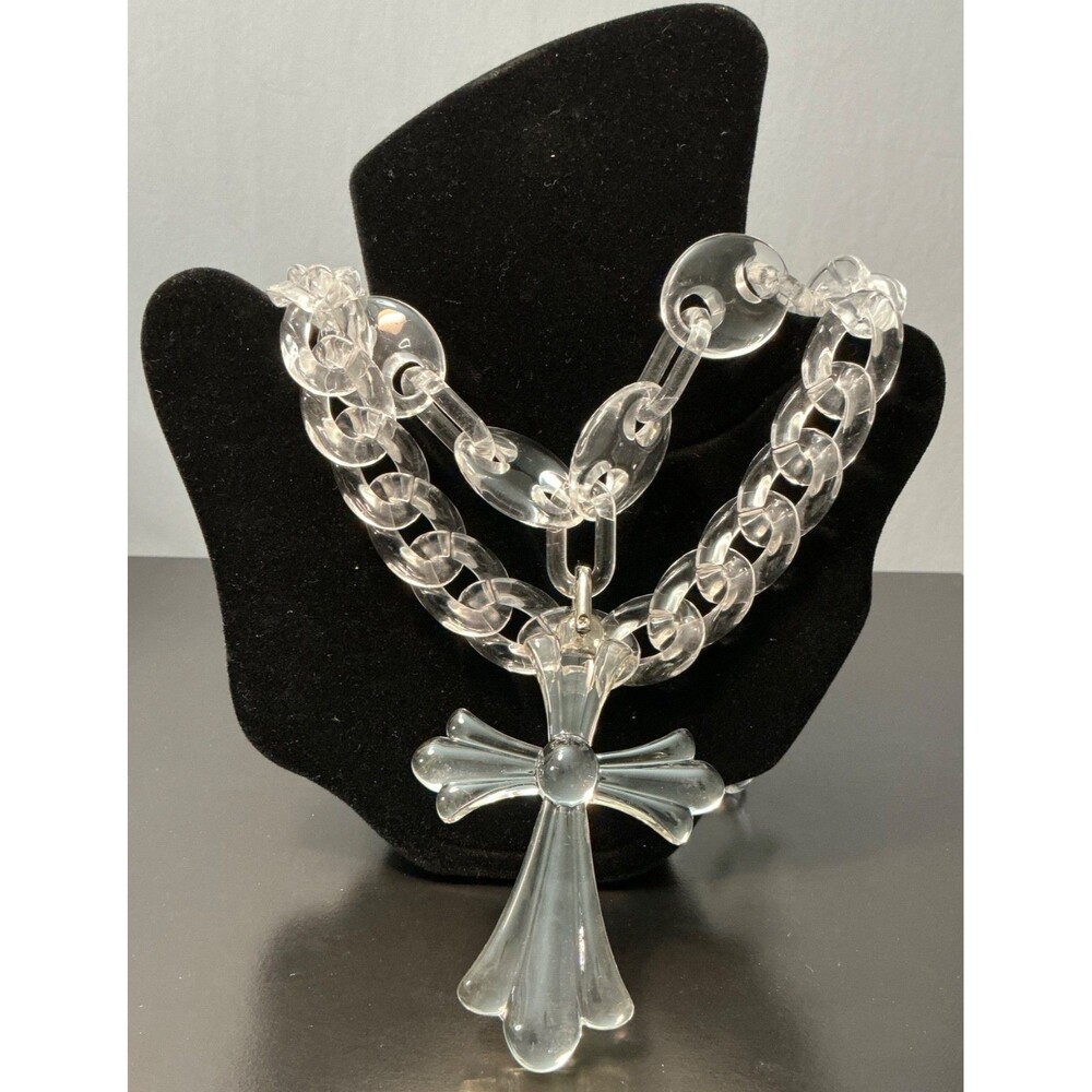 New Hip Hop Punk Large Acrylic Necklaces Gift Lot Christian Men Teen Women Set